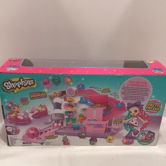 SHOPKINS Pretty Pressie’s Party Game Arcade Exclusive Dolls NEW - Picture 2 of 3